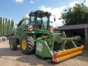 Coppice Resources medium scale harvesting head on a John Deere harvester