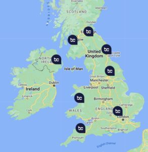 Biomass Connect hub sites